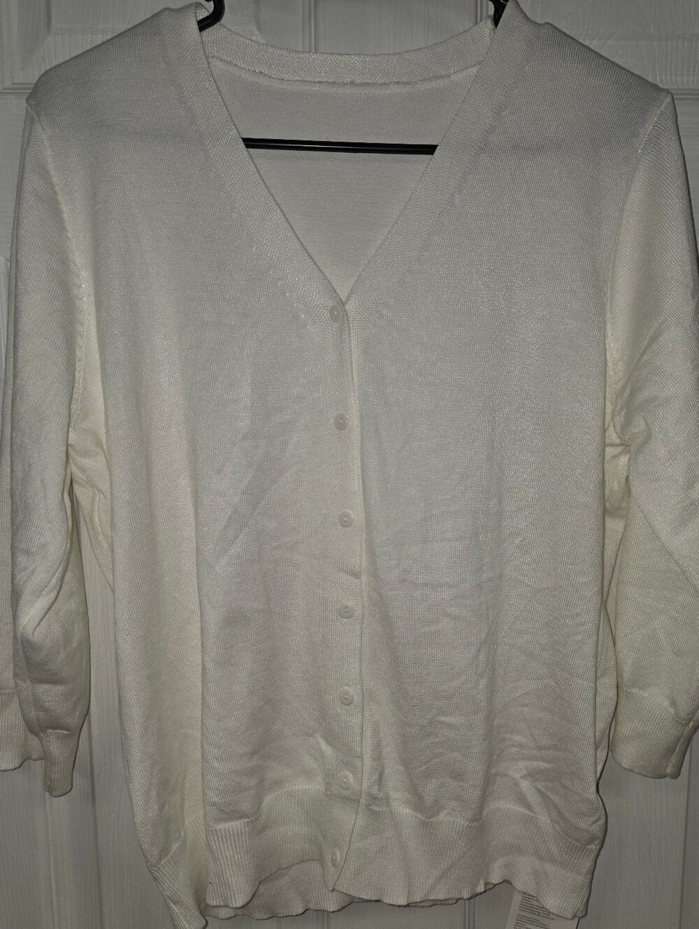 V-Neck Button Cardigan